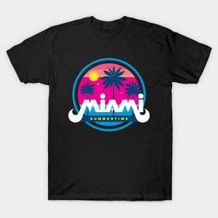 Retro Miami Sunset T-Shirt